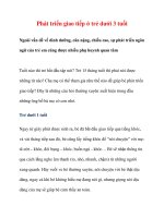 Phát triển giao tiếp ở trẻ dưới 3 tuổi ppt