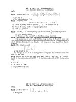 các đề thi thử vào lớp 10 năm học 2009 - 2010