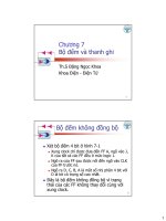 Giáo trình kỹ thuật số : Chương 7 part 1 doc