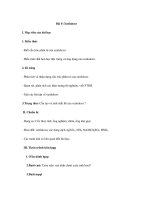 Giáo án hóa học lớp 12 chương trình nâng cao - Bài 8 docx