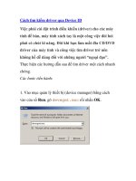 Cách tìm kiếm driver qua Device ID pptx