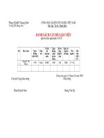 Mẫu danh sách nghỉ chế độ 132