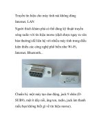 Truyền tín hiệu cho máy tính mà không dùng Internet, LAN doc