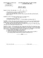 DE VA DAP AN CHI TIET NGE AN MON TOAN