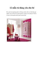 12 mẫu tủ đáng yêu cho bé ppsx