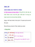 THỜI - THÌ CÁCH DÙNG CÁC THỜI/THÌ –PHầN2 pot