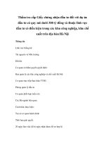 Thẩm tra cấp Giấy chứng nhận đầu tư đối với dự án đầu tư có quy mô dưới 300 tỷ đồng và thuộc lĩnh vực đầu tư có điều kiện trong các khu công nghiệp, khu chế xuất trên địa bàn Hà Nội ppt