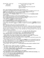 TUYEN SINH VAO 10 MON ANH - BINH DINH