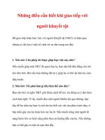 Những điều cần biết khi giao tiếp với người khuyết tật pot