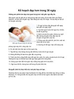 Kế hoạch đẹp hơn trong 30 ngày ppsx