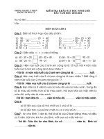 Đề khảo sát học sinh giỏi lớp 1 vào lớp 2