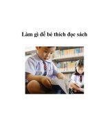 Làm gì để bé thích đọc sách potx