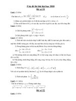 5 ĐỀ TOÁN ÔN THI ĐH. P11