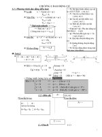 Công thức lý 12 - Dao động cơ pdf