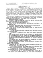 Đề tài nguyên nhân làm nước bị ô nhiễm