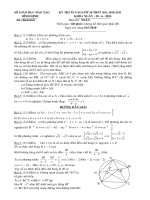 Đề; ĐA Bình Định