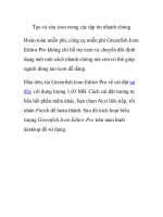 Tạo và sửa icon trong các tập tin nhanh chóng pot