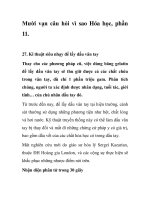 Mười vạn câu hỏi vì sao Hóa học, phần 11. doc