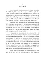Nghiên cứu mối liên quan giữa các týp cagA, vacA của Helicobacter pylori, nồng độ gastrin, pepsinogen và mô bệnh học ở bệnh nhân viêm dạ dày mạn