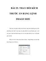 BÀI 25: THAY ĐỔI KÍCH THƯỚC ẢN BẰNG LỆNH IMAGE SIZE pot