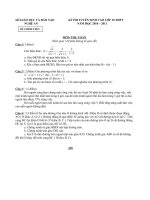 ĐỀ THI TUYỂN SINH 10 NGHỆ AN 2011