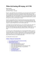 Phân tích hướng đối tượng với UML doc