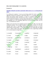 ĐỀ LUYỆN THI ĐH P26 TIENG ANH