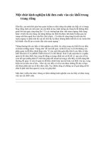 Một chút kinh nghiệm khi đưa code vào các khối trong trang riêng