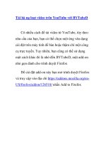 Tải hà ng loạt video trên YouTube với BYTubeD pot