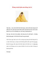 Phòng tránh bệnh mùa đông cho bé pdf