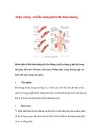 Triệu chứng và biến chứng bệnh Đái tháo đường doc