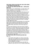 ỨNG DỤNG CẢM XẠ ĐỊA SINH HỌC VÀO CUỘC SỐNG ppsx