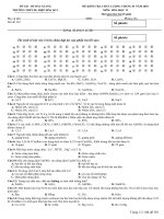 KT 45 phút số 3 Hóa 12 CB
