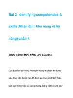 Bài 2 - dentifying competencies & skills -phần 2 ppsx
