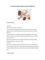 Cách lựa chọn thực phẩm tươi ngon từ động vật docx