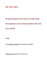 Sở hữu cách ppt