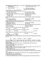 Đề thử tuyển sinh vào lớp 10 THPT Thanh Hóa 2010 - 2011