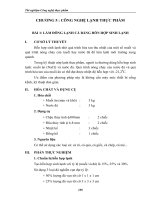 Giáo trình thí nghiệm công nghệ thực phẩm - Chương 5 - Bài 1 & 2 pptx