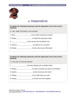 Bài tập trắc nghiệm Tiếng anh - 3 pptx