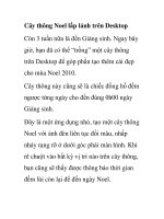 Cây thông Noel lấp lánh trên Desktop pdf