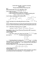 Đề thi thử đại học, cao đẳng năm 2010 môn toán đề 6 potx