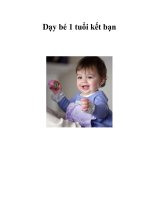 Dạy bé 1 tuổi kết bạn doc