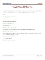 truyền tham số theo tên pps