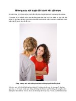 Những câu nói tuyệt đối tránh khi cãi nhau pps