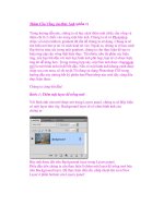 Thêm Cầu Vồng vào Bức Ảnh (phần 1) ppt