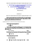 Động hóa học - Chương 11 ppt