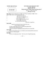 Dề thi thử Ngữ văn vào 10 (THCS Liên Mạc_Lần 4_2010-2011)