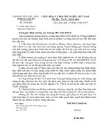 NHIỆM VỤ TRỌNG TÂM NĂM HỌC