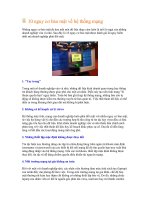 10 nguy cơ bảo mật về hệ thống mạng pptx