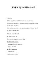 LUYỆN TẬP - KiÓm tra 15 pot